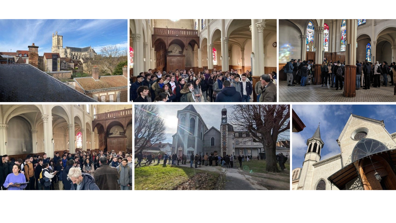 Un workshop sur la réhabilitation du site de Notre-Dame du Bon Secours avec nos élèves ingénieur.e.s et de bachelor de 2e année ESTP