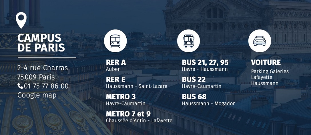 Accès - Campus de Paris, ESTP Paris